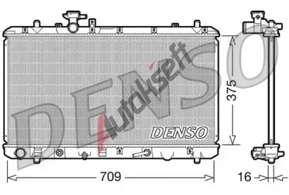 DENSO Chladi vody DEN DRM47024, DRM47024