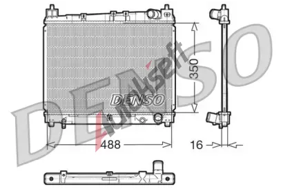 DENSO Chladi vody DEN DRM50006, DRM50006