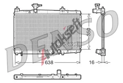 DENSO Chladi vody DEN DRM50007, DRM50007