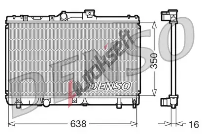 DENSO Chladi vody DEN DRM50013, DRM50013