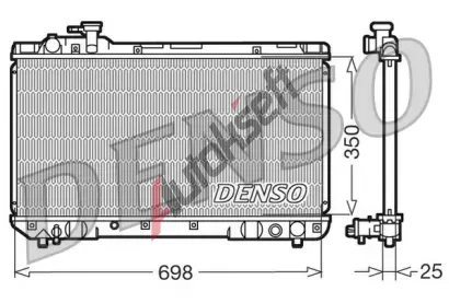 DENSO Chladi vody DEN DRM50020, DRM50020