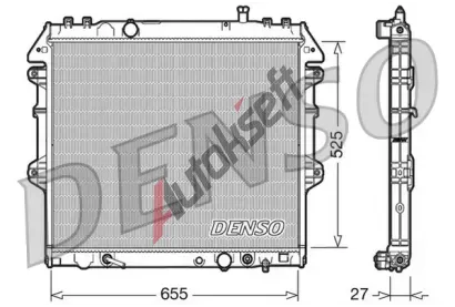 DENSO Chladi vody DEN DRM50045, DRM50045