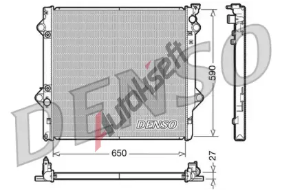 DENSO Chladi vody DEN DRM50047, DRM50047