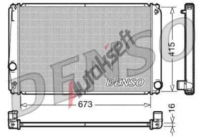 DENSO Chladi vody DEN DRM50051, DRM50051