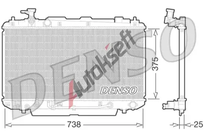 DENSO Chladi vody DEN DRM50064, DRM50064