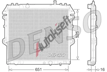 DENSO Chladi vody DEN DRM50069, DRM50069