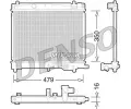 Chladi vody DENSO ‐ DEN DRM50078