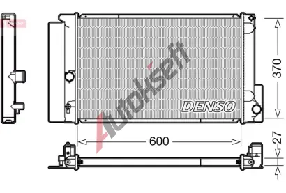 DENSO Chladi vody DEN DRM50087, DRM50087