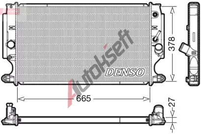 DENSO Chladi� vody DEN DRM50088, DRM50088