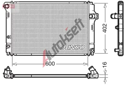 DENSO Chladi vody DEN DRM50089, DRM50089