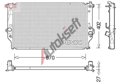 DENSO Chladi vody DEN DRM50092, DRM50092