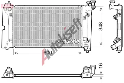 DENSO Chladi vody DEN DRM50111, DRM50111