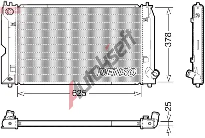 DENSO Chladi vody DEN DRM50119, DRM50119