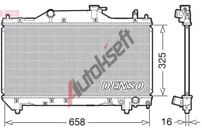 DENSO Chladi vody DEN DRM50131, DRM50131