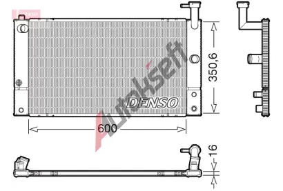 DENSO Chladi vody DEN DRM50133, DRM50133