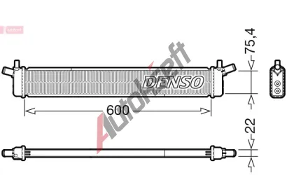 DENSO Chladi vody DEN DRM50136, DRM50136