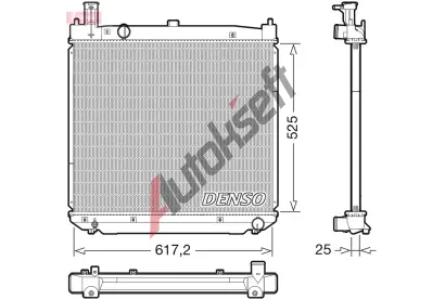 DENSO Chladi vody DEN DRM50141, DRM50141