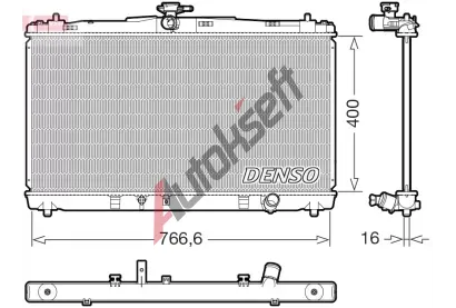 DENSO Chladi vody DEN DRM50144, DRM50144