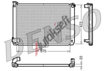 DENSO Chladi vody DEN DRM51005, DRM51005