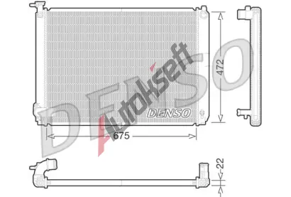DENSO Chladi vody DEN DRM51010, DRM51010