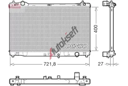 DENSO Chladi� vody DEN DRM51021, DRM51021