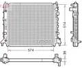 Chladi vody DENSO ‐ DEN DRM99013