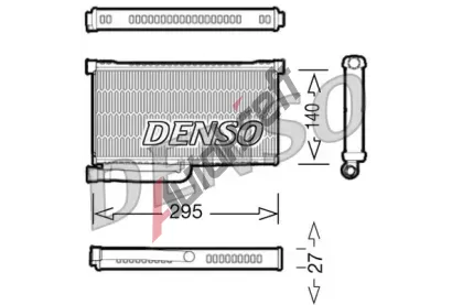 DENSO Vmnk tepla - vnitn vytpn DEN DRR02004, DRR02004