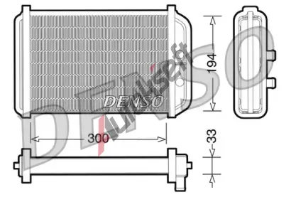 DENSO Vmnk tepla - vnitn vytpn DEN DRR09033, DRR09033