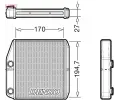 Vmnk tepla vnitnho vytpn DENSO ‐ DEN DRR09101