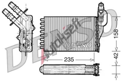 DENSO Vmnk tepla - vnitn vytpn DEN DRR23001, DRR23001