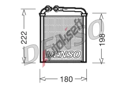 DENSO Vmnk tepla - vnitn vytpn DEN DRR32005, DRR32005