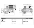 DENSO Startér DEN DSN1207, DSN1207