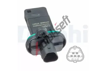 DELPHI Snma mnostv protkajcho vzduchu DF AF10635-12B1, AF10635-12B1