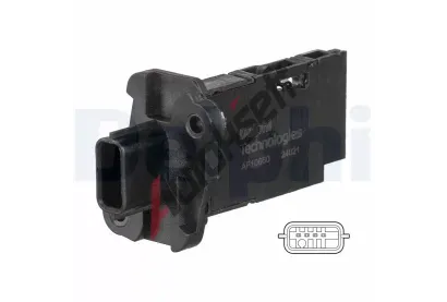 DELPHI Snma mnostv protkajcho vzduchu DF AF10660-12B1, AF10660-12B1