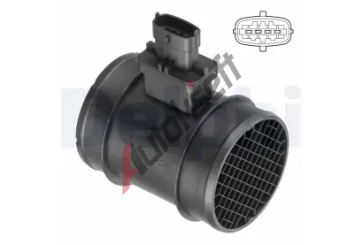 DELPHI Snma mnostv protkajcho vzduchu DF AF10698-12B1, AF10698-12B1