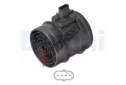 DELPHI Snma mnostv protkajcho vzduchu DF AF10724-12B1, AF10724-12B1