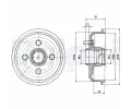 Brzdov buben DELPHI ‐ DF BF229