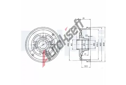 DELPHI Brzdov buben - 180,2 mm DF BF426, BF426