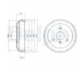 Brzdov� buben&nbsp;DELPHI&nbsp;&dash;&nbsp;DF BF465