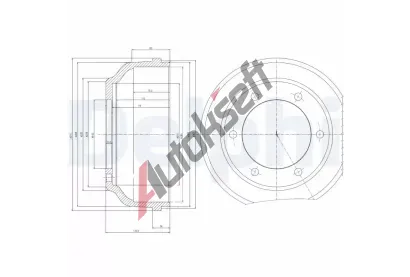 DELPHI Brzdov buben - 280 mm DF BF467, BF467