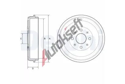 DELPHI Brzdov buben DF BF503, BF503