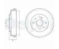 Brzdov buben DELPHI ‐ DF BF542