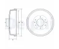 Brzdov buben DELPHI ‐ DF BF559