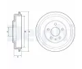 Brzdov buben DELPHI ‐ DF BF561