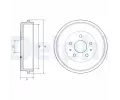 Brzdov buben DELPHI ‐ DF BF568