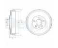 Brzdov buben DELPHI ‐ DF BF575