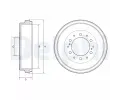 Brzdov buben DELPHI ‐ DF BF590