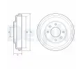 Brzdov buben DELPHI ‐ DF BF598