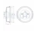 Brzdov buben DELPHI ‐ DF BF599