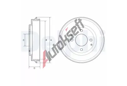DELPHI Brzdov buben DF BF632, BF632